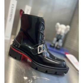 Christian Louboutin Our Georges Boot Smooth Calf Leather Black