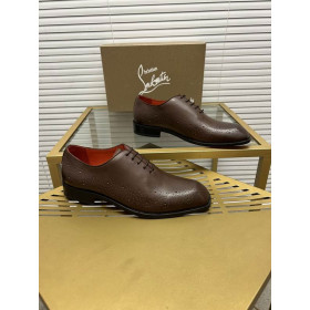 Christian Louboutin Oxford Corteobello Men Calfskin Dark Brown
