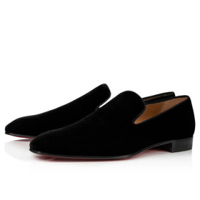 Christian Louboutin Oxford Dandelion Black Velvet