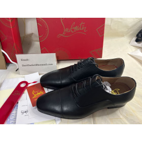 Christian Louboutin Oxford Greggo Black Calf For Men