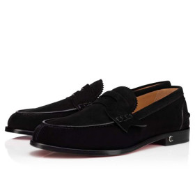 Christian Louboutin Oxford No Penny Black Leather