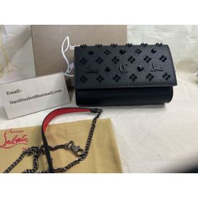 Christian Louboutin Paloma Clutch in Black