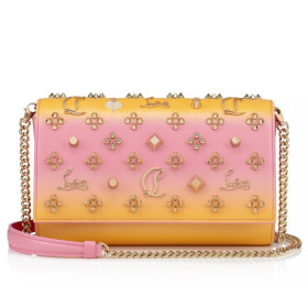 Christian Louboutin Paloma Clutch Gradient Calf Leather And Spikes Loubinthesky Degraftersun