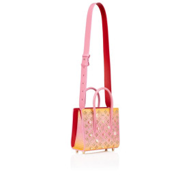 Christian Louboutin Paloma Mini Top Handle Bag Gradient Calf Leather And Spikes Loubinthesky Degraftersun