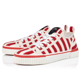 Christian Louboutin Pedro Junior Sneakers Malha Printed Fabric Loubi