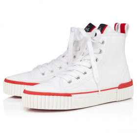 Christian Louboutin Pedro Woman Sneakers Canva White