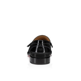 Christian Louboutin Penny Loafers Men Abrasivato Calf Leather Black