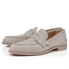 Christian Louboutin Penny Loafers Calf Leather Goose