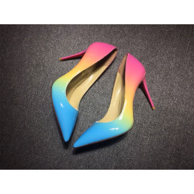 Christian Louboutin Pigalle Follies Pumps 100 mm Patent Leather Multicolor