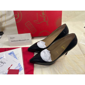 Christian Louboutin Pigalle Plato Pumps 100mm Patent Leather Black