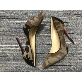 Christian Louboutin Pigalle Pumps 100mm Fabric Camouflage