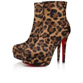 Christian Louboutin Platforms Jenlove Booty 120 mm Brown Calf