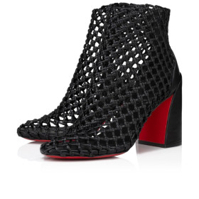 Christian Louboutin Porlibooty 85 Mm Low Boots Nappa Leather Black