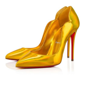 Christian Louboutin Pumps Hot Chick 100 mm Yellow/lin Yellow Patent