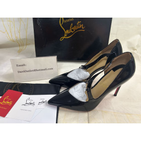 Christian Louboutin Pumps Jumping 100 mm Black Patent Leather