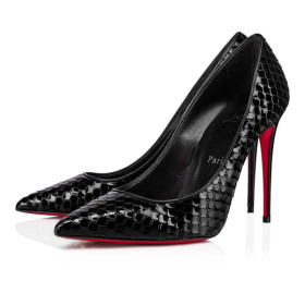 Christian Louboutin Pumps Kate 100 mm Black/lin Black Patent
