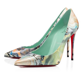 Christian Louboutin Pumps Kate 100 mm Multi/lin Oxy Patent
