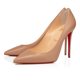 Christian Louboutin Pumps Kate 100 mm Nude Nappa Shiny