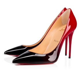 Christian Louboutin Pumps Kate 100 mm Black/red Patent calf