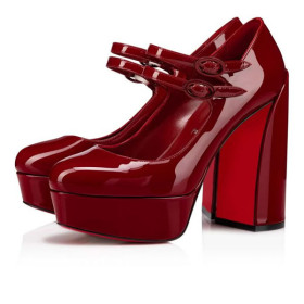 Christian Louboutin Pumps Movide Jane 130 mm Porpora/lin Porpora Patent