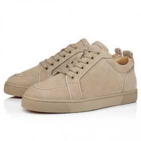 Christian Louboutin Rantulow Sneakers Veau Velours Saharienne