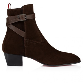 Christian Louboutin Rosalio Jodhpur 40 Mm Boots Calf Leather Cosme