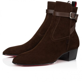 Christian Louboutin Rosalio Jodhpur 40 Mm Boots Calf Leather Cosme