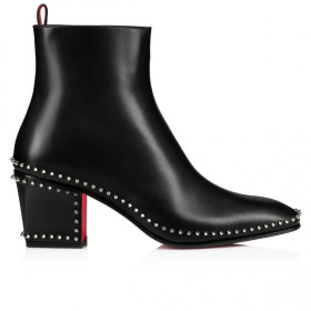 Christian Louboutin Rosalio St Spikes 70 Mm Boots Calf Black