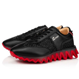 Christian Louboutin Runner Loubishark Strass Black/loubi Claf Sneaker