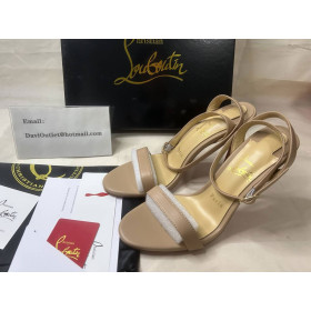 Christian Louboutin Sandal Loubigirl 100 mm Nude Nappa Leather