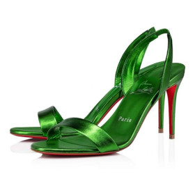 Christian Louboutin Sandal O Marylin 85 mm Spinach/lin Spinach Leather