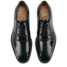 Christian Louboutin Sartoby Derbies Brushed Calf Leather Black