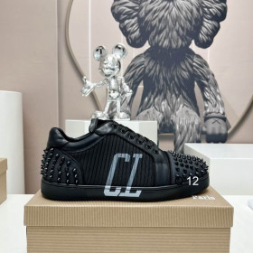 Christian Louboutin Seavaste 2 Varsimax Sneakers Leather-trim Black