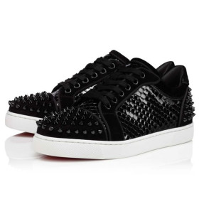 Christian Louboutin Sneaker Vieira 2 Orlato Black/black Suede Calfskin