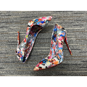 Christian Louboutin So Kate Pumps 120mm Patent Leather Oh Xtian Multicolor