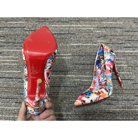 Christian Louboutin So Kate Pumps 120mm Patent Leather Oh Xtian Multicolor