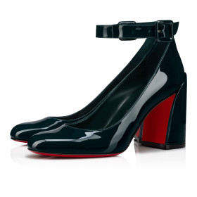 Christian Louboutin So Sab Pumps 85mm Patent Leather Vosges Green