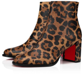 Christian Louboutin Spikita Booty Adoxa 70 mm Brown Calf