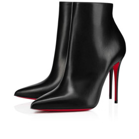 Christian Louboutin Spikita Booty So Kate 100 mm Black Leather