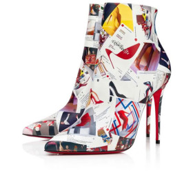 Christian Louboutin Spikita Booty So Kate 100 mm Multi/lin Multi Calf