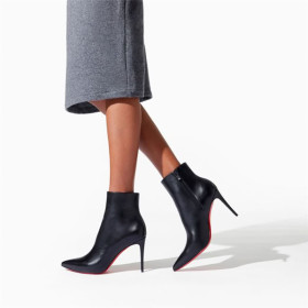 Christian Louboutin Spikita Booty So Kate 85 mm Black Leather Shoes