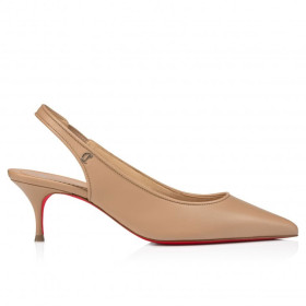 Christian Louboutin Sporty Kate Sling 55 Mm Sling Back Pumps Nappa Leather Blush