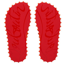 Christian Louboutin Super Loubi Flip Flip-Flops Rubber Magma
