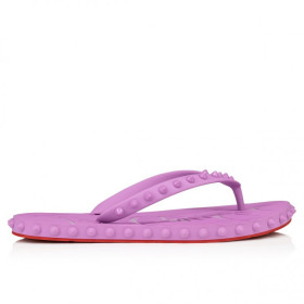 Christian Louboutin Super Loubi Flip Woman Mules Rubber Peony