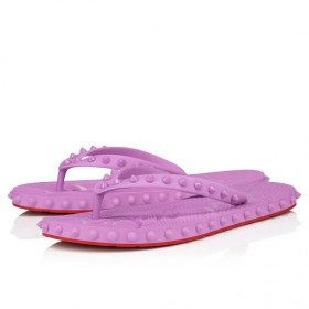 Christian Louboutin Super Loubi Flip Woman Mules Rubber Peony