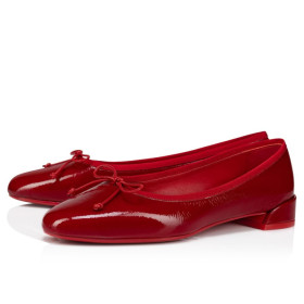 Christian Louboutin Sweetie Jane Ballerinas Vog Patent Leather Loubi