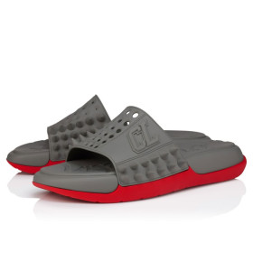 Christian Louboutin Take It Easy Thongs Rubber Smoke Grey