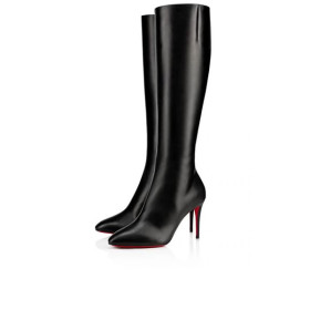 Christian Louboutin Tall Boot Eloise Botta 85 mm Black Calf