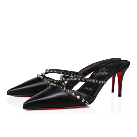 Christian Louboutin Tatoosh Spikes Mule Pump 70 mm Kidskin Leather Black