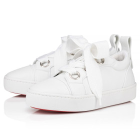 Christian Louboutin Toy Toy Men Sneakers Calf Leather White